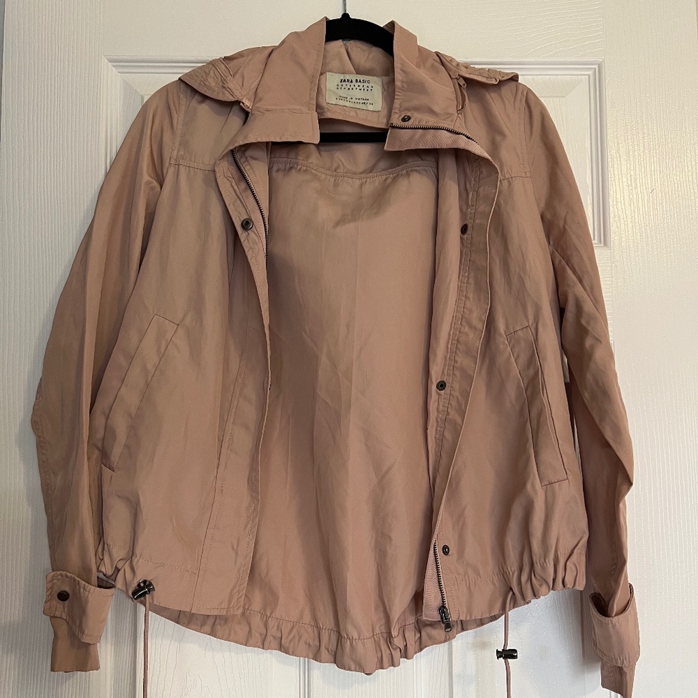 Zara Basic Outerwear Windbreaker Jacket - image 1